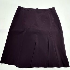 Worthington Dark Purple A-Line Skirt